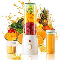 Portable Electric Juicer Cup Mini Blender Rechargeable Fruit Mixer Milkshake Maker for Home