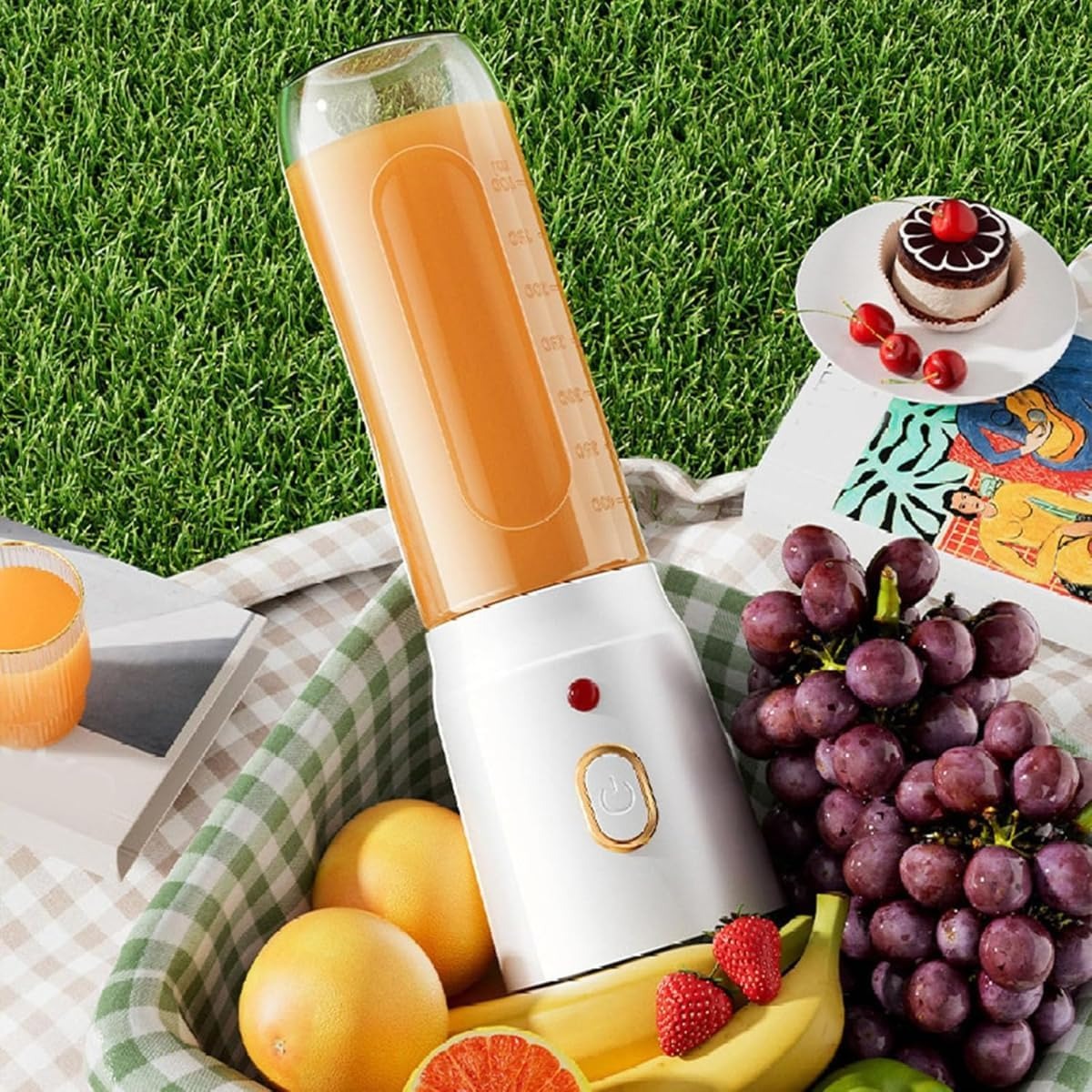 Portable Electric Juicer Cup Mini Blender Rechargeable Fruit Mixer Milkshake Maker for Home